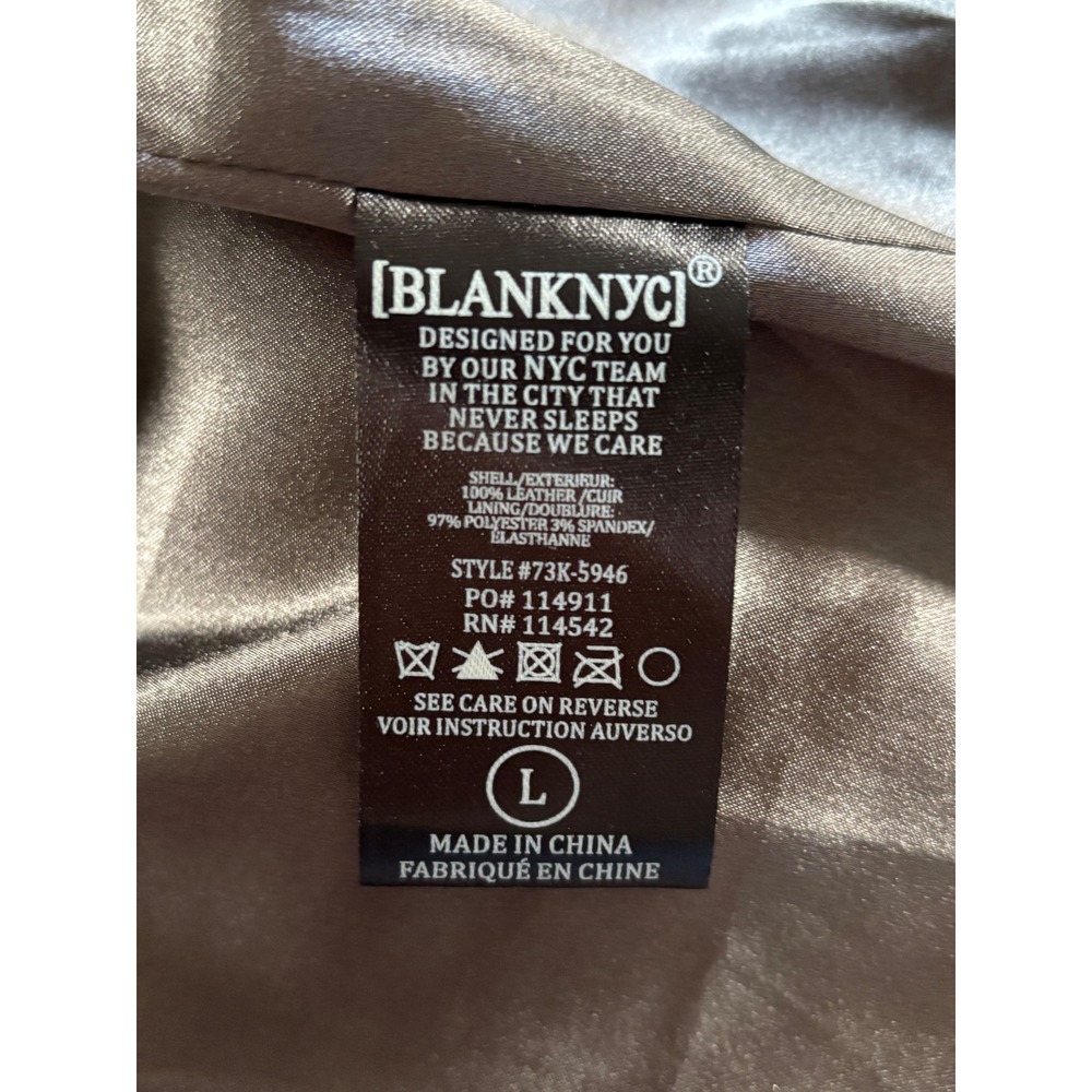 BLANKNYC High Altitude Gray Suede Fringe Moto Cowboy Cowgirl Crop Jacket Large - Picture 7 of 14